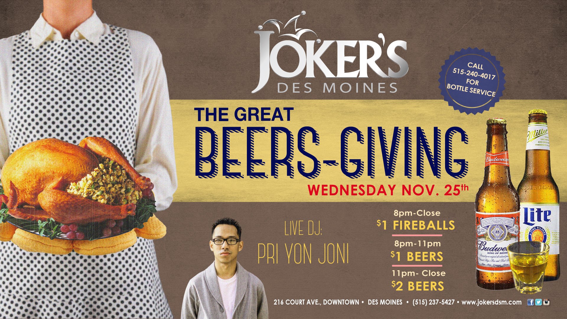 Joker's Beers-giving